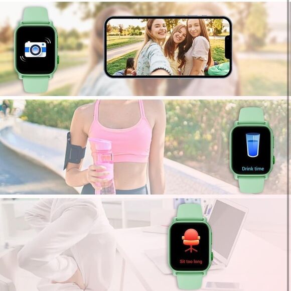 NWT QTLLBT 8-Language Translation Smartwatch Bluetooth Call Flashlight 300MAH - Picture 6 of 7